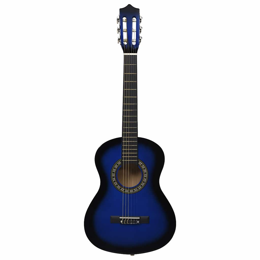 Vidaxl Gitarre Klassik Einsteiger Kinder mit Tasche 1 2 34 blau