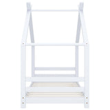 Vidaxl kinderbedframe massief grenenhout wit 80x160 cm