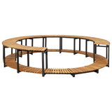 VidaXL Spa-Einfassung 273 x 53 cm aus massivem Akazienholz