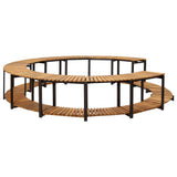 VidaXL Spa-Einfassung 273 x 53 cm aus massivem Akazienholz