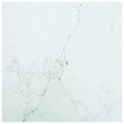 Vidaxl tafelblad 40x40 cm 6 mm gehard glas met marmeren design wit