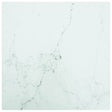 Vidaxl tafelblad 50x50 cm 6 mm gehard glas met marmeren design wit