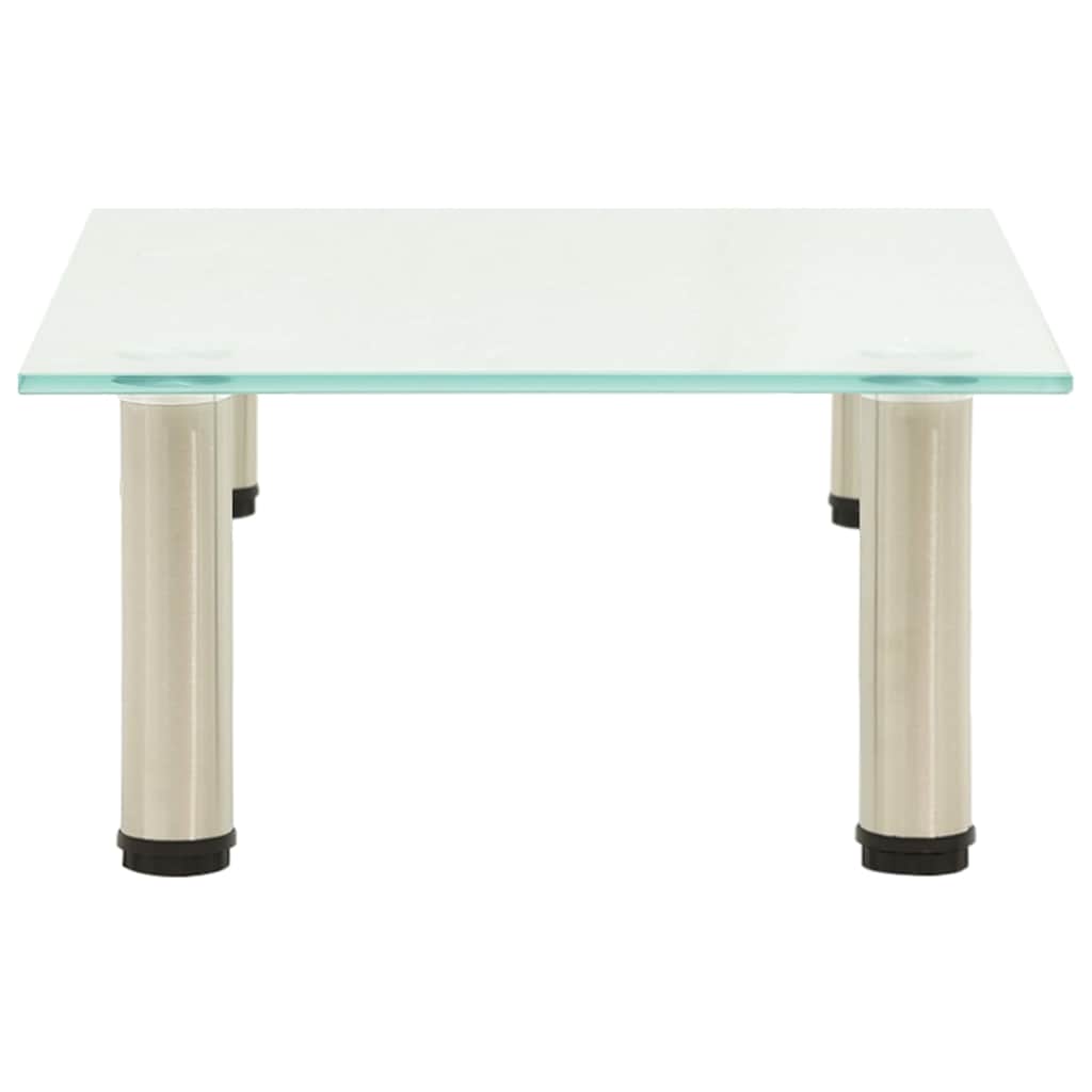 Vidaxl tv-meubel 40x35x17 cm gehard glas mat