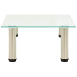 Vidaxl tv-meubel 40x35x17 cm gehard glas mat