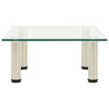 Vidaxl tv-meubel 40x35x17 cm gehard glas transparant