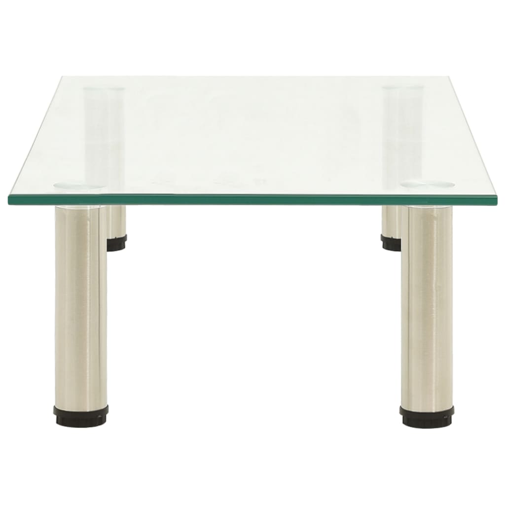 Vidaxl tv-meubel 60x35x17 cm gehard glas transparant