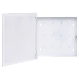 VIDAXL -Schlüsselschrank mit Magnetafel 35x35x4 cm weiß