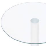 Vidaxl salontafel 40 cm gehard glas transparant