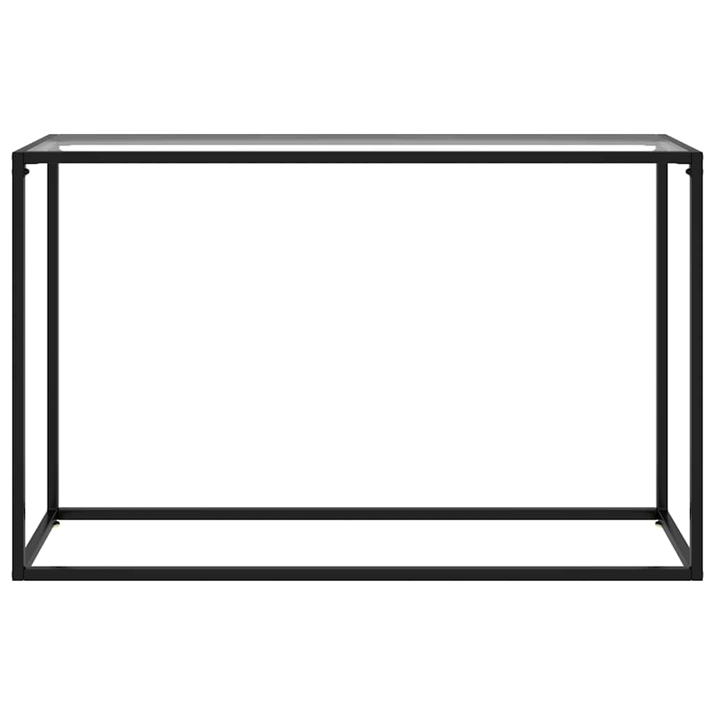 Vidaxl wandtafel 120x35x75 cm gehard glas transparant