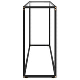 Vidaxl wandtafel 120x35x75 cm gehard glas transparant