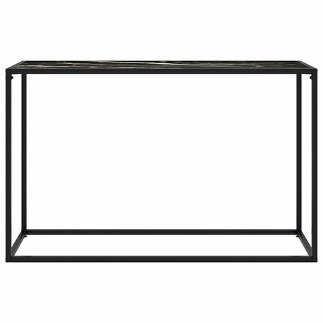 Vidaxl wandtafel 120x35x75 cm gehard glas zwart