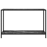 Vidaxl wandtafel 120x35x75 cm gehard glas zwart