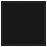 Vidaxl salontafel met zwart glas 40x40x50 cm zwart