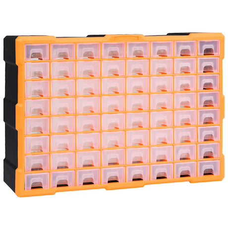 VIDAXL -Organizer mit 64 Schubladen 52x16x37,5 cm