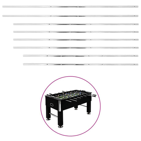 Vidaxl -Bars für Fußball Tabelle 8 St 15,9 mm