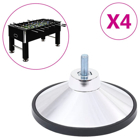Vidaxl Football Table Beine 4 St Chrom M10
