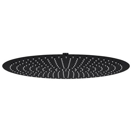 Vidaxl Regenduschkopf rund 50 cm Edelstahl schwarz