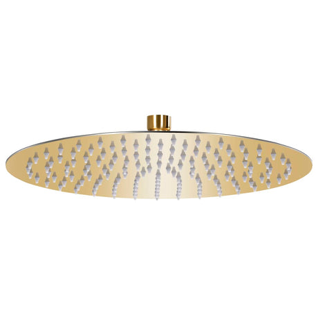 Vidaxl Regenduschkopf rund 30 cm Edelstahl Gold gefärbt