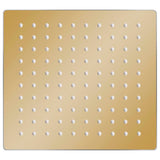 Vidaxl Regenduschkopf Quadrat 20x20 cm Edelstahl Gold gefärbt