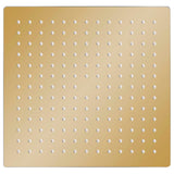 Vidaxl Regenduschkopf Quadrat 30 x 30 cm Edelstahl Gold gefärbt
