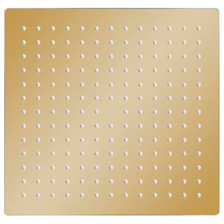 Vidaxl Regenduschkopf Quadrat 30 x 30 cm Edelstahl Gold gefärbt