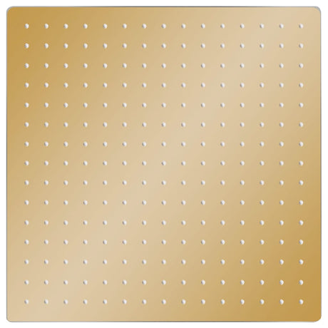 Vidaxl Regen Duschkopf Quadrat 40 x 40 cm Edelstahl Gold gefärbt
