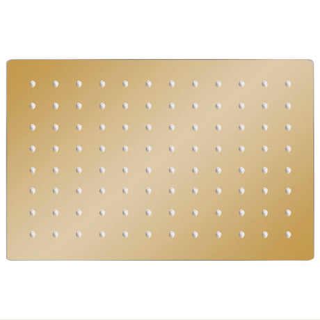 Vidaxl Regenduschkopf rechteckig 30x20 cm Edelstahl goldfarben