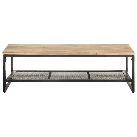 Vidaxl salontafel 110x60x35 cm massief mangohout
