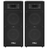 Vidaxl HiFi-Podium-Lautsprecher 2 St passive Profi 1000 W Schwarz