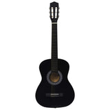 Vidaxl Gitarre Classic Anfänger mit Tas 3 4 36 Schwarz