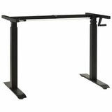 Vidaxl zit-stabureauframe met slinger handmatig zwart