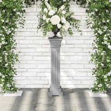 VIDAXL PLANT STANDARD Klassiker Säule Square 17x17x66 cm MDF Grau