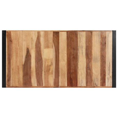 Vidaxl eettafel 140x70x75 cm massief hout