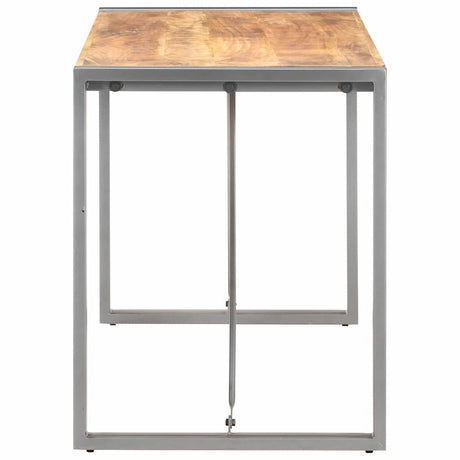Vidaxl eettafel 120x60x75 cm massief ruw mangohout