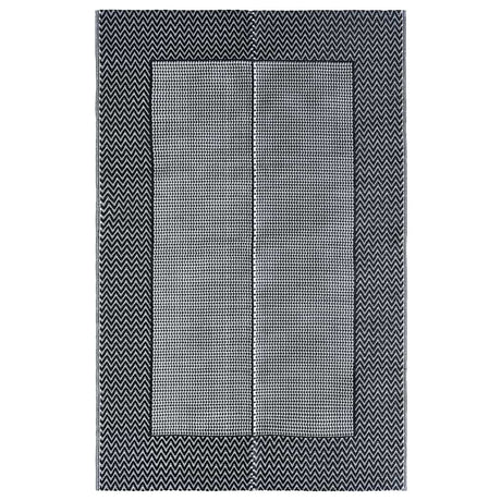 Vidaxl außerhalb des Teppichs Arakil 120x180 cm pp grau