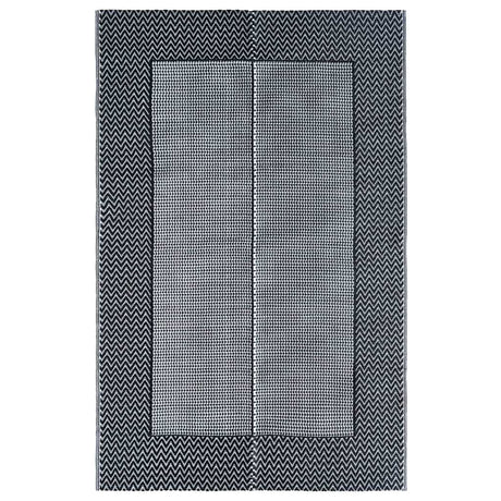 Vidaxl außerhalb des Teppichs Arakil 120x180 cm pp grau