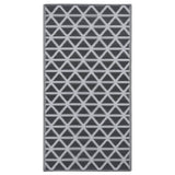 Vidaxl außerhalb des Teppichs Arakil 80x150 cm pp schwarz