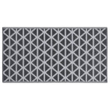 Vidaxl außerhalb des Teppichs Arakil 80x150 cm pp schwarz