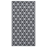 Vidaxl außerhalb des Teppichs Arakil 120x180 cm pp schwarz