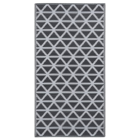 Vidaxl außerhalb des Teppichs Arakil 120x180 cm pp schwarz