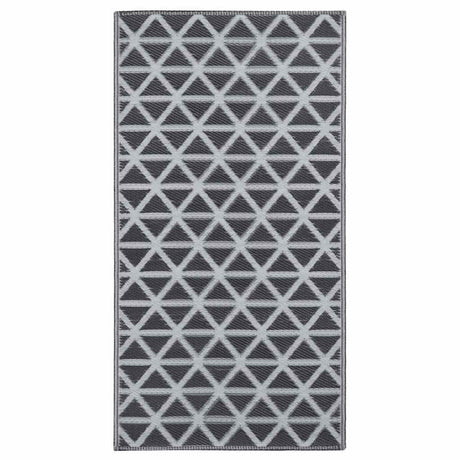 Vidaxl außerhalb des Teppichs Arakil 120x180 cm pp schwarz