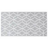 Vidaxl außerhalb des Teppichs Arakil 120x180 cm pp grau