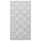 Vidaxl außerhalb des Teppichs Arakil 160x230 cm pp grau