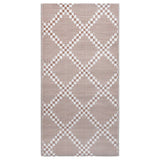 Vidaxl außerhalb des Teppichs Aakil 190x290 cm pp Brown