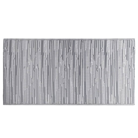 Vidaxl außerhalb des Teppichs Arakil 120x180 cm pp grau