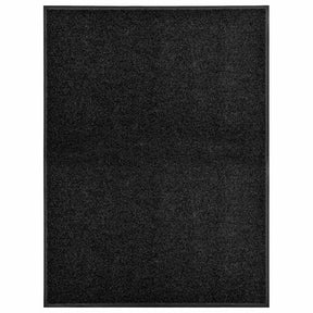 VIDAXL PORTOMAT WASSABLE 90x120 cm Schwarz