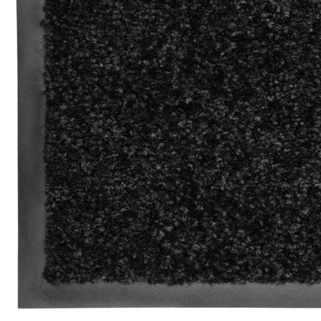 Vidaxx Fußmatte waschbar 90x150 cm schwarz