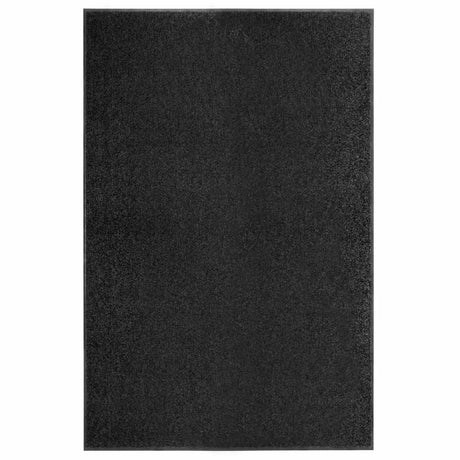 VIDAXL PORTOMAT WASSABLE 120x180 cm Schwarz