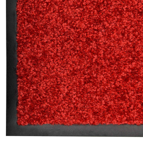 VIDAXL PORTOMAT WASSABLE 40x60 cm Rot