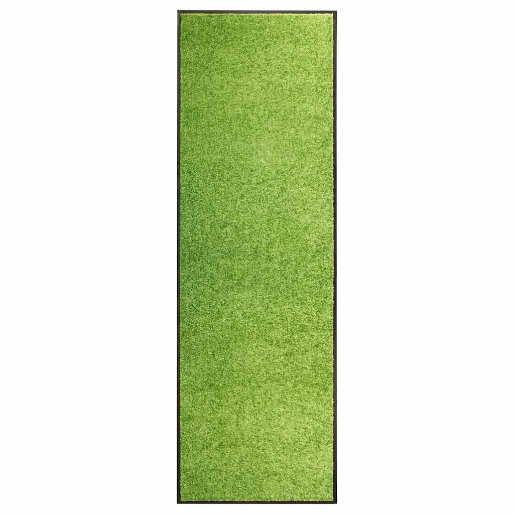 VIDAXL PORTOMAT WASSABLE 60x180 cm Grün